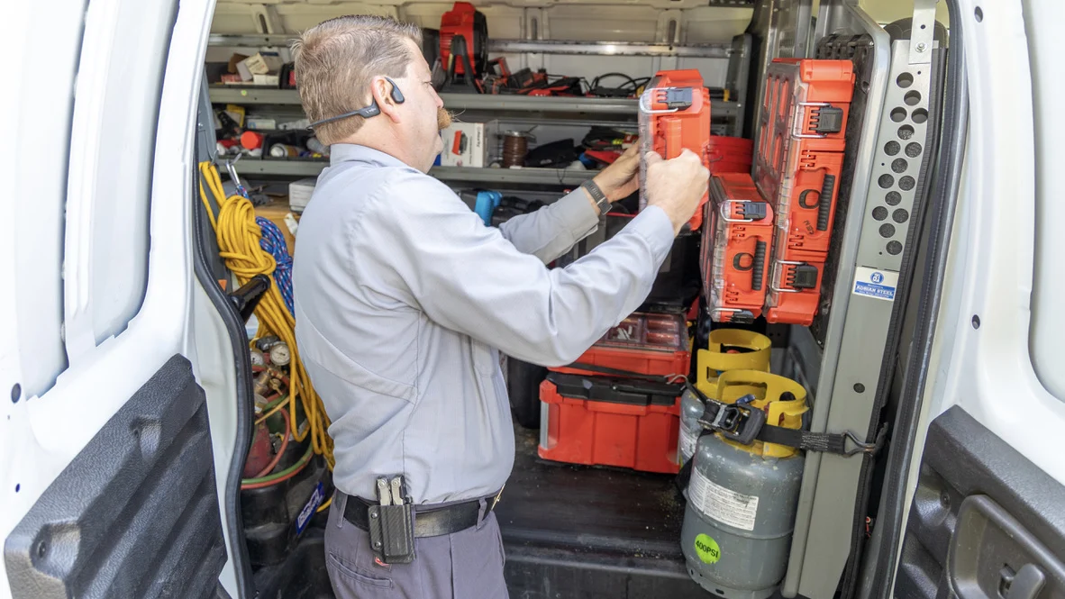 AC Services Repairs Installations Tune Ups HVAC Ogden Absolute Comfort technicians deliver new AC system